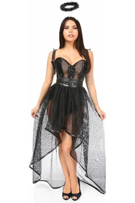 Lavish 4 PC Gothic Angel Costume