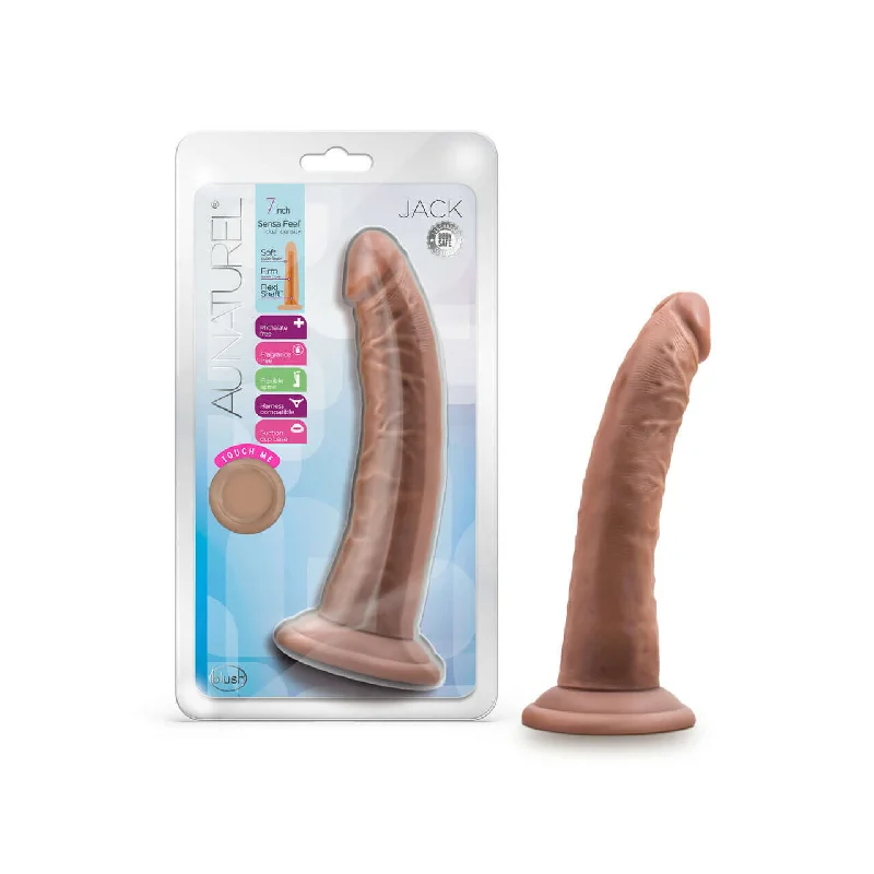 Blush Novelties Au Naturel Jack 7-Inch Dildo: Explore Your Desires with Sensa Feel