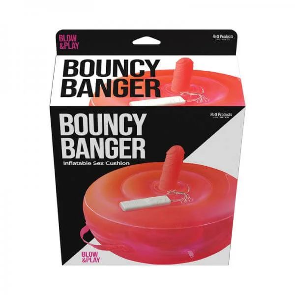 Bouncy Banger Inflatable Play Cushion with Wire Control Dildo | Adjustable Speeds