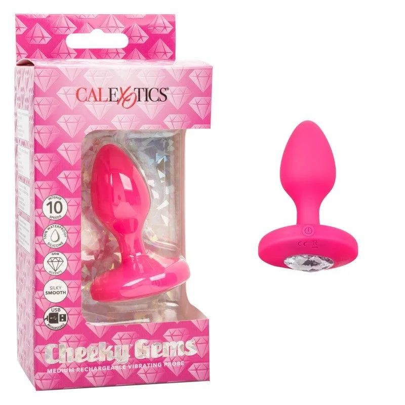 Calexotics Cheeky Gem Vibrating Probe Medium