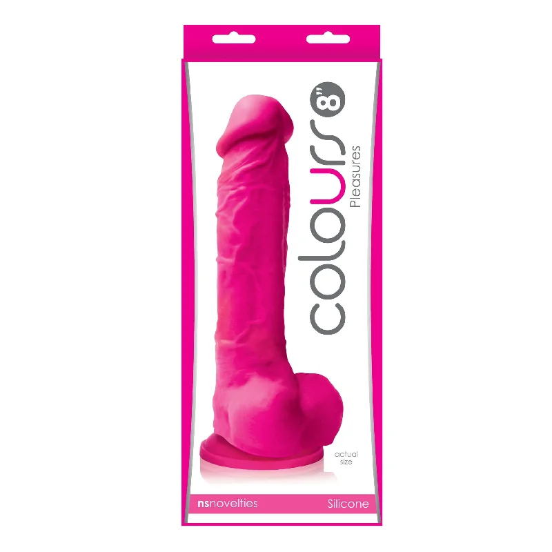 Colours Pleasures 8-Inch Realistic Pink Dildo - Experience Pleasure Beyond Imagination