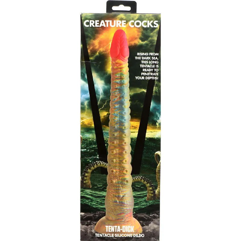 Creature Cocks Tenta Dick Tentacle Dildo – 11” Fantasy Design with Suction Cup Base