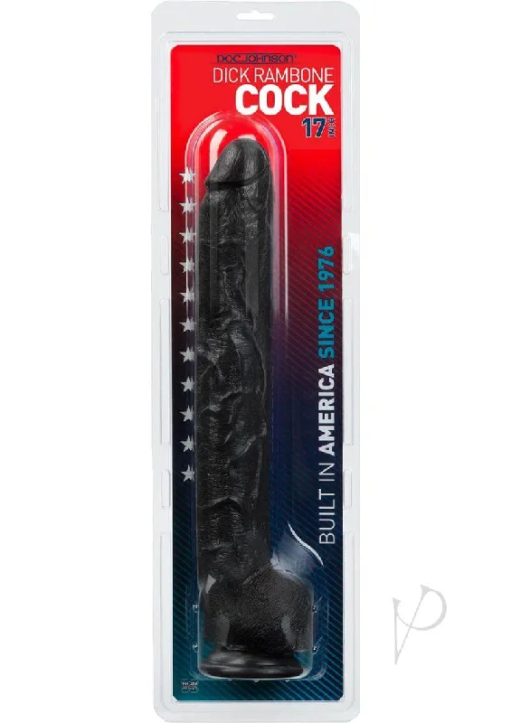 Dick Rambone Cock Black 17 inches Dildo by Doc Johnson: Conquer The Beast