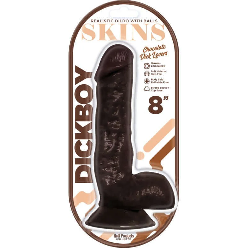 Dickboy Skins Chocolate Lovers 8 inches Dildo