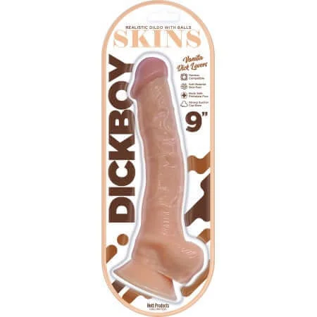 Dicky Skins Dildo Skin 9-Inch Dildo Vanilla Lovers - Realistic Pleasure Awaits!