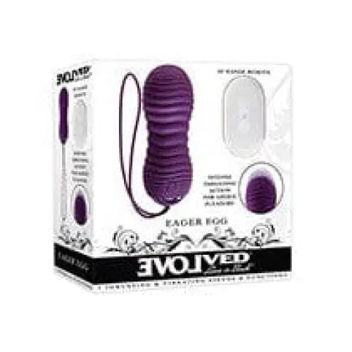 Evolved 'Eager Egg' Vibrating & Thrusting Egg with Wireless Remote