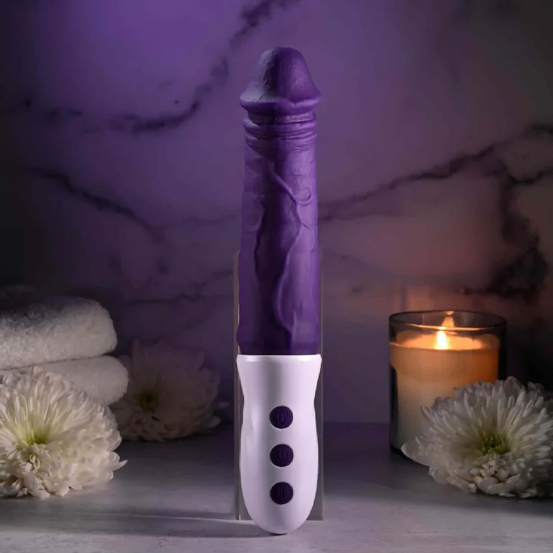 EVOLVED Plum Thrust - Powerful Thrusting Vibrator, Realistic Design, USB Rechargeable