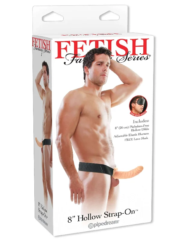 Fetish Fantasy Series 8 inches Hollow Strap On Flesh