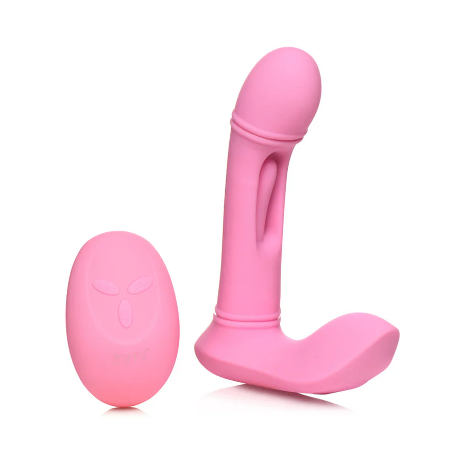 Flickers G-Flick Flicking G-Spot Rechargeable Silicone Vibrator with Remote