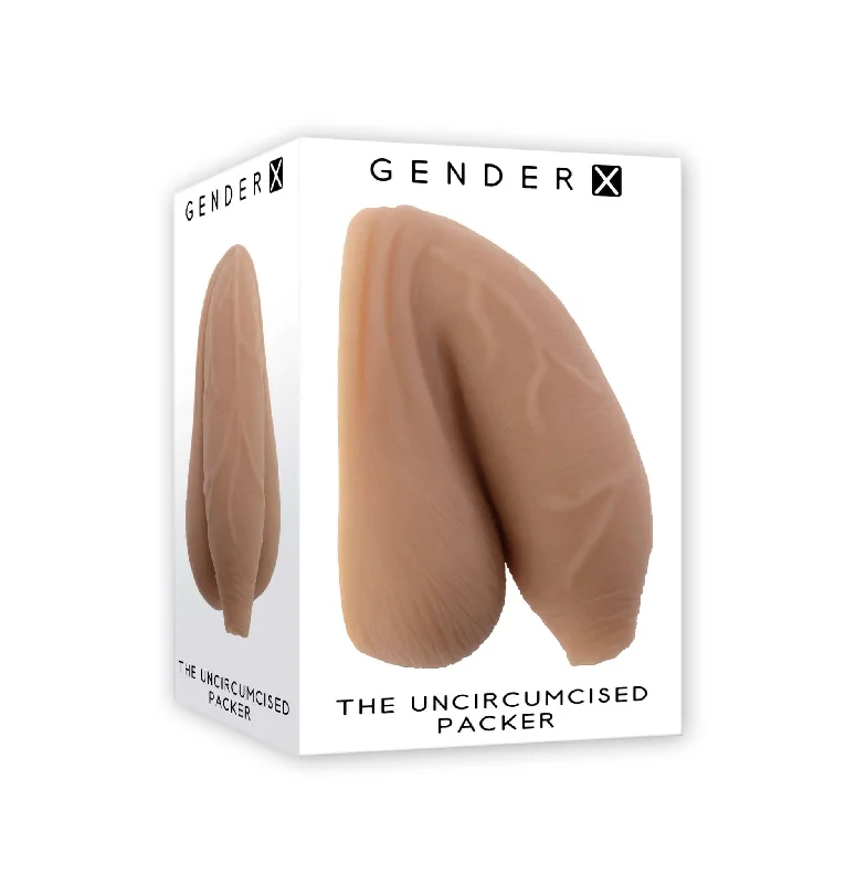 Evolved Novelties Uncircumcised Packer Medium Tan - Realistic TPE Packer