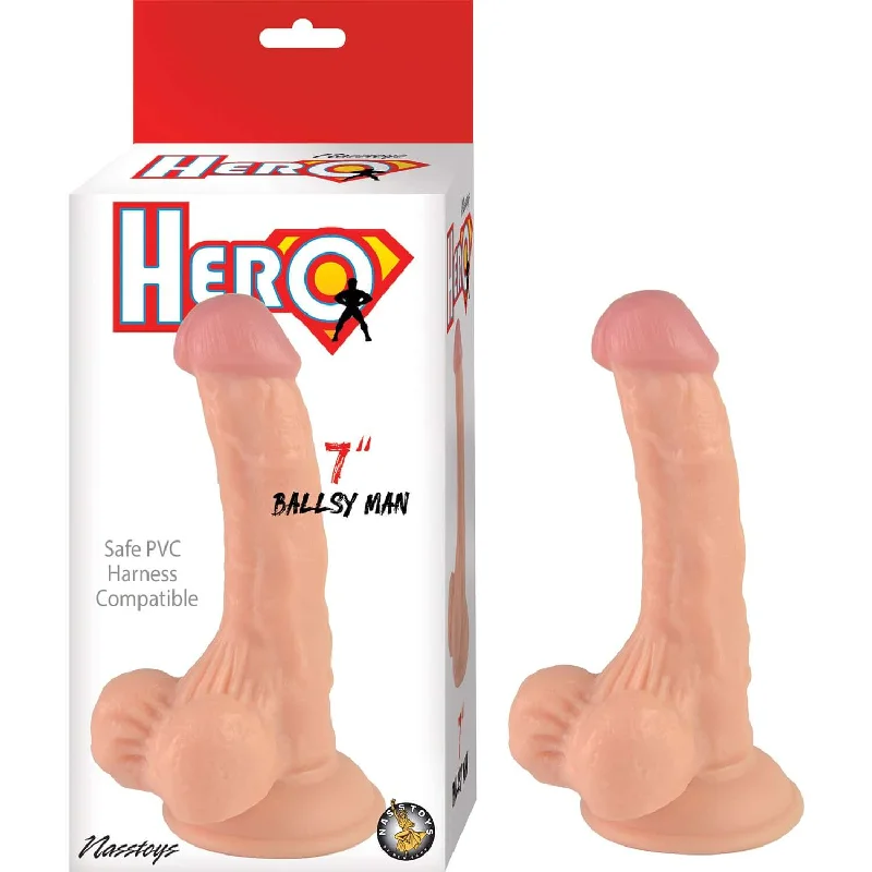 Hero 7 inches Ballsy Man Dildo