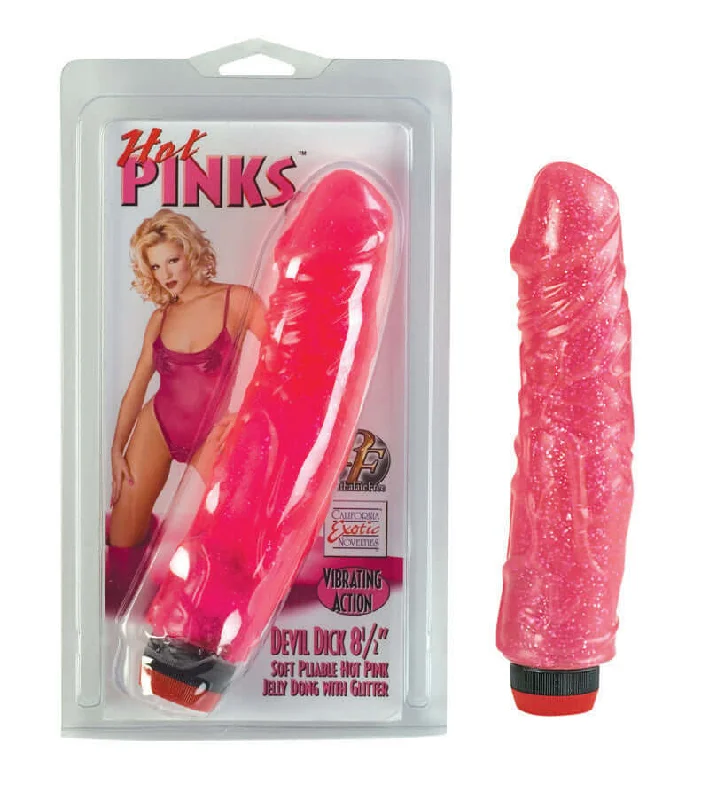 Hot Pink Devil Dick 8.5" Vibrator