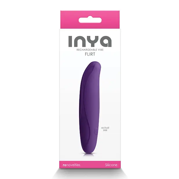 INYA Flirt Rechargeable Vibe Dark Purple