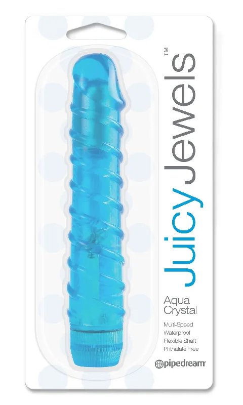 Juicy Jewels Aqua Crystal Blue Vibrator