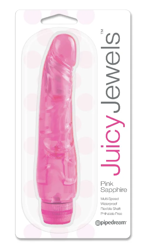 Juicy Jewels Pink Sapphire Realistic Vibrator