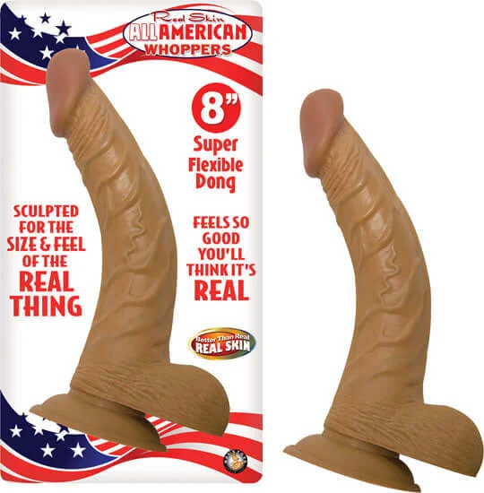 Latin American Whoppers 8-Inch Dong - Realistic Pleasure and Versatility