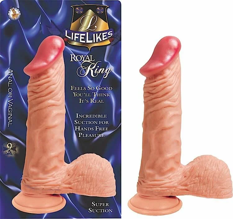 Lifelikes Royals Flesh Dong 9 Inches – Realistic Suction Cup Dildo by Nasstoys of New York