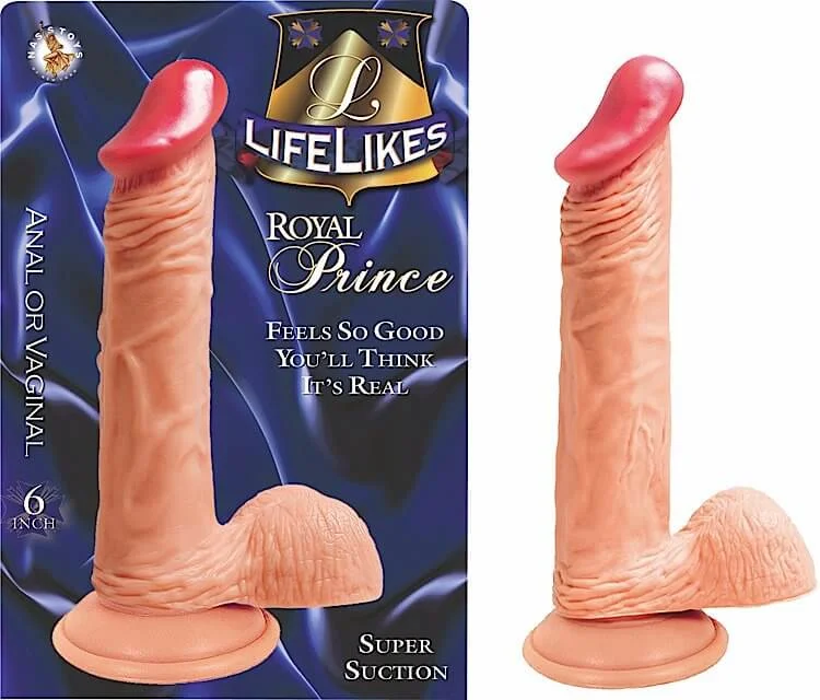 Lifelikes Royals 6-Inch Prince Flesh Dong – Realistic Suction Cup Dildo