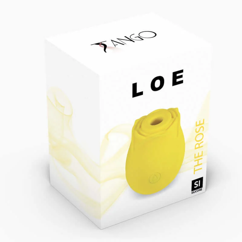 Loe The Rose Premium Suction Clitoral Stimulator Yellow