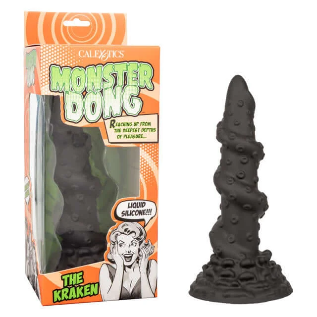 Monster Dong The Kraken 8" - Liquid Silicone Suction Cup Dildo for Deep Pleasure