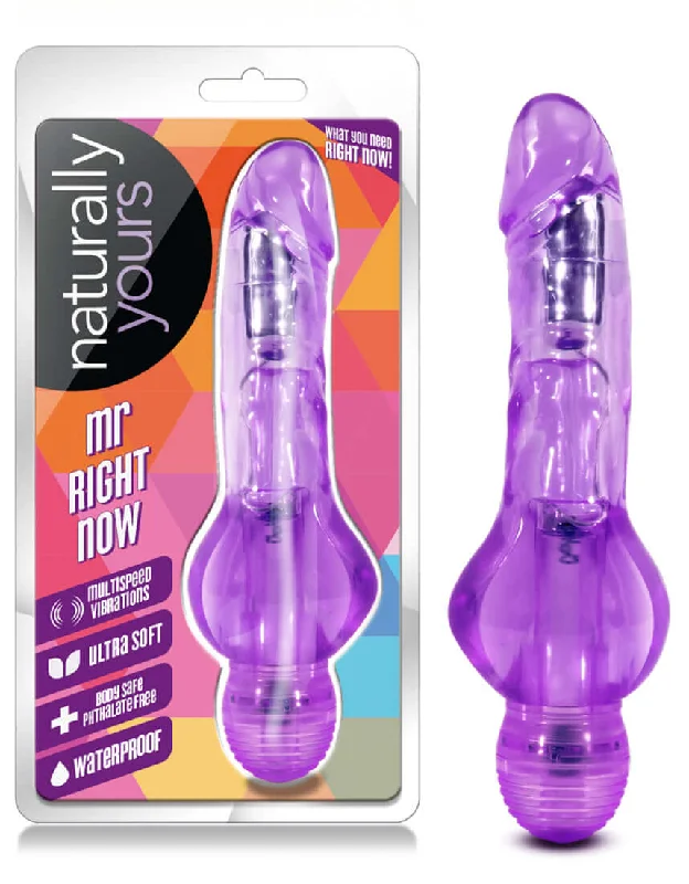 Blush Novelties Basically Yours Mr Right Now Purple Vibrator