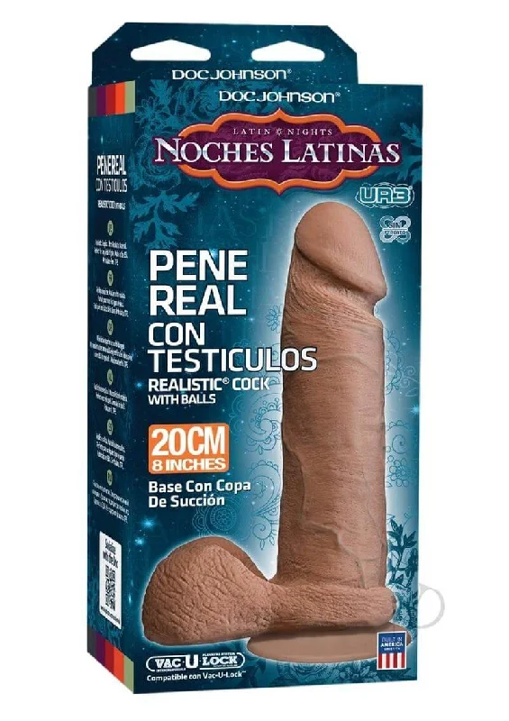 Noches Latinas UR3 Realistic 8-Inch Dildo with Dual-Density Feel