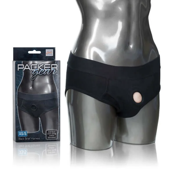 Packer Gear Black Brief Harness XS/S