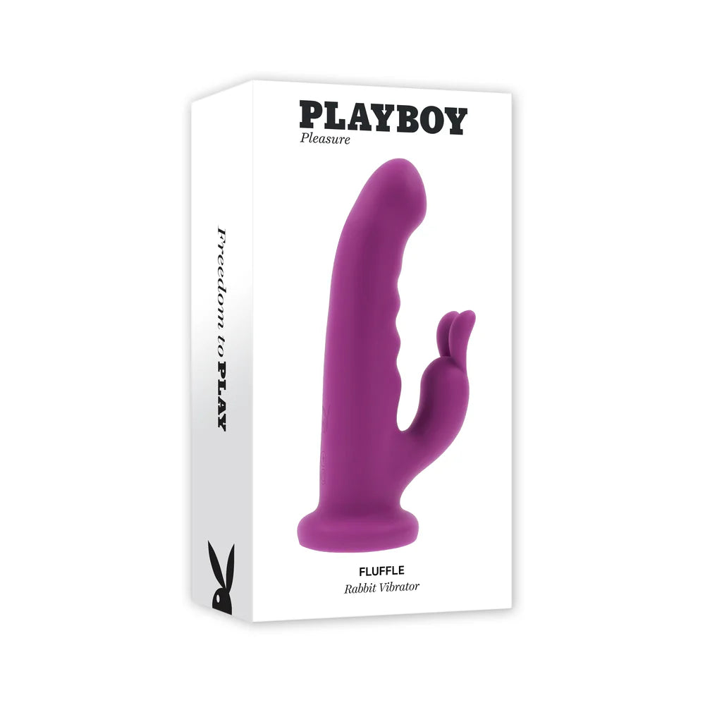 Playboy Fluffle Rechargeable Silicone Rabbit Vibrator