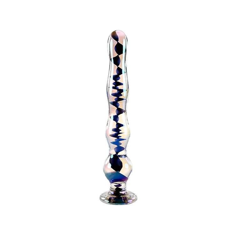 Playboy Pleasure Jewels Wand Glass Dildo