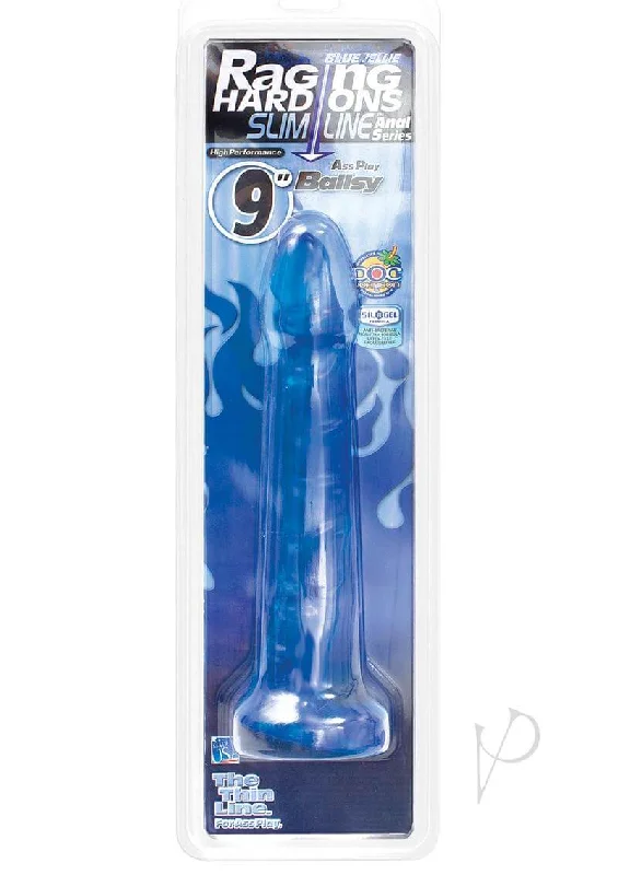 Raging Hardons 9-Inch Ballsy Blue Anal Dildo