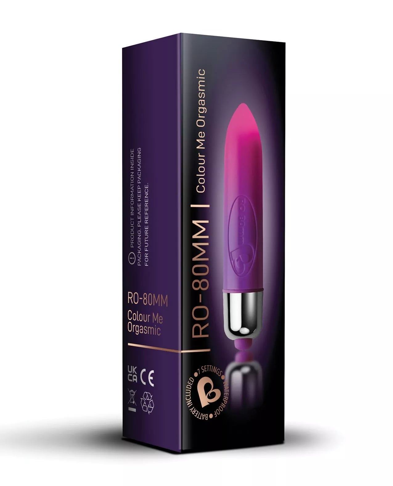 Rocks Off  80mm Color Me Orgasmic Bullet Vibrator