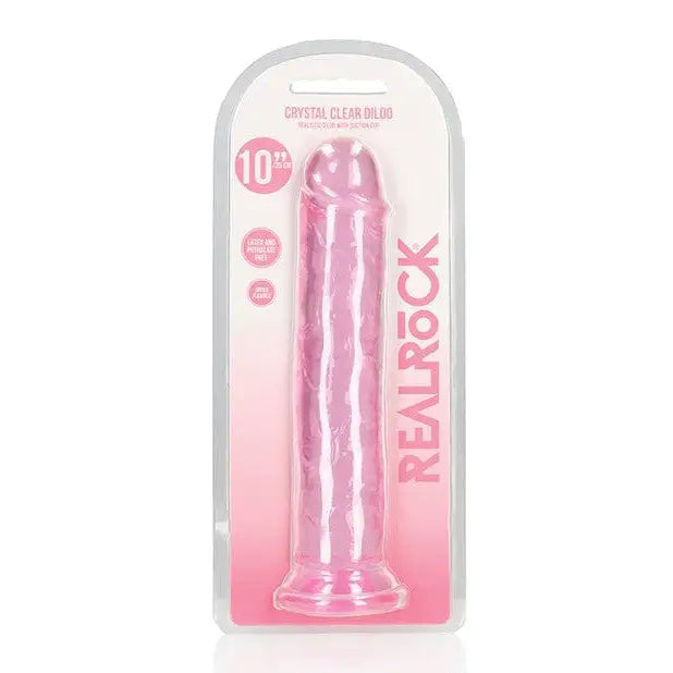 Shots Realrock Realistic Crystal Clear 11" Straight Dildo