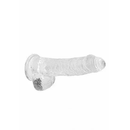 Shots Realrock Realistic Crystal Clear Dildo W/balls