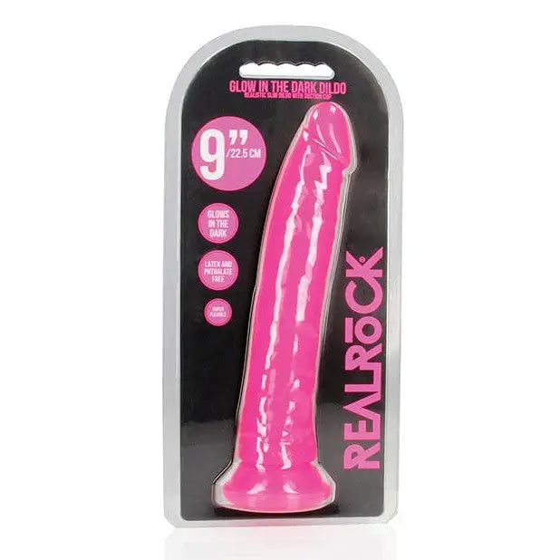 Shots Realrock Slim Dildo Glow In The Dark