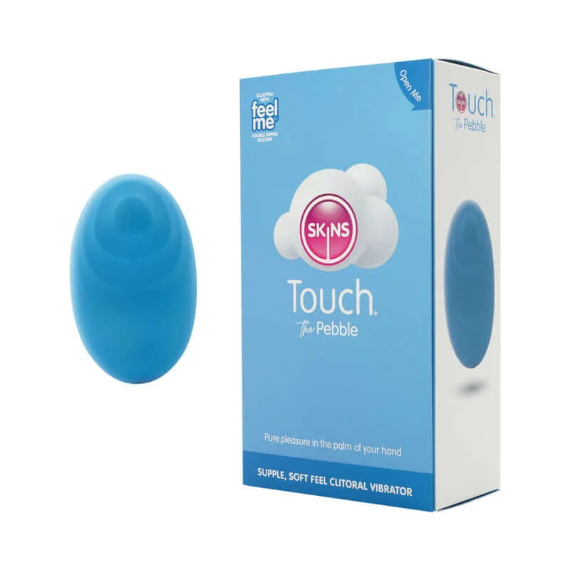 Skins Touch: Indulge in Blissful Pleasure with the Pebble Blue Clitoral Vibrator