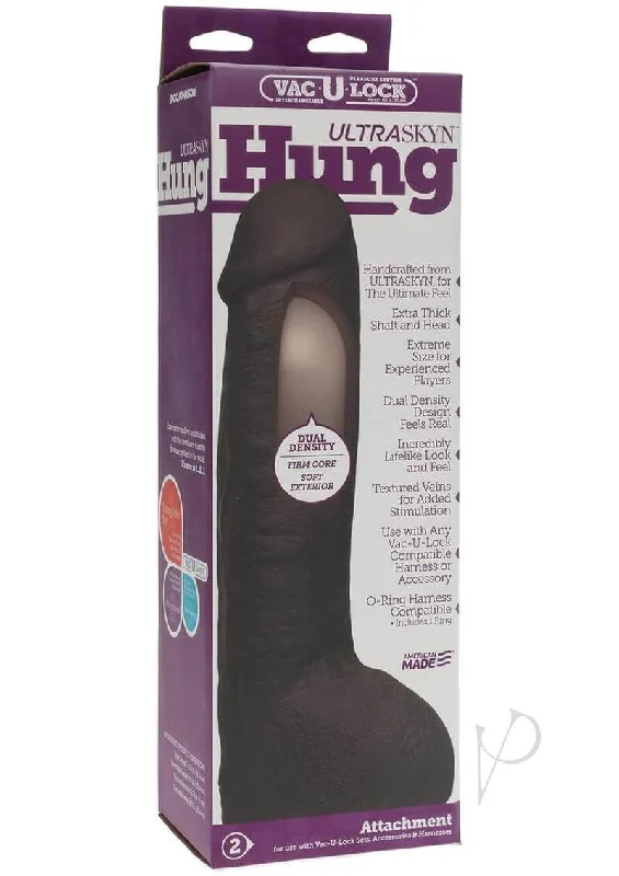 Vac-U-Lock Hung UR3 Cock 12 Black - Realistic Dildo for Intense Satisfaction