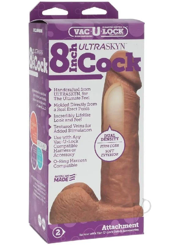 Vac-U-Lock UR3 Cock 8 Brown - The Ultimate Realistic Pleasure