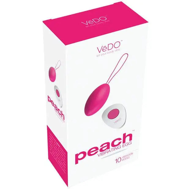 Vedo Peach Rechargeable Egg Vibe