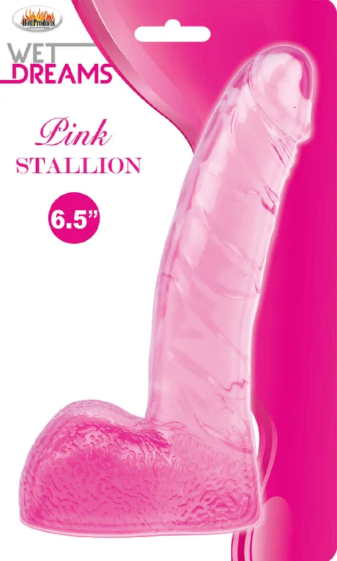 Wet Dreams Pink Stallion 6.5 inches Dildo