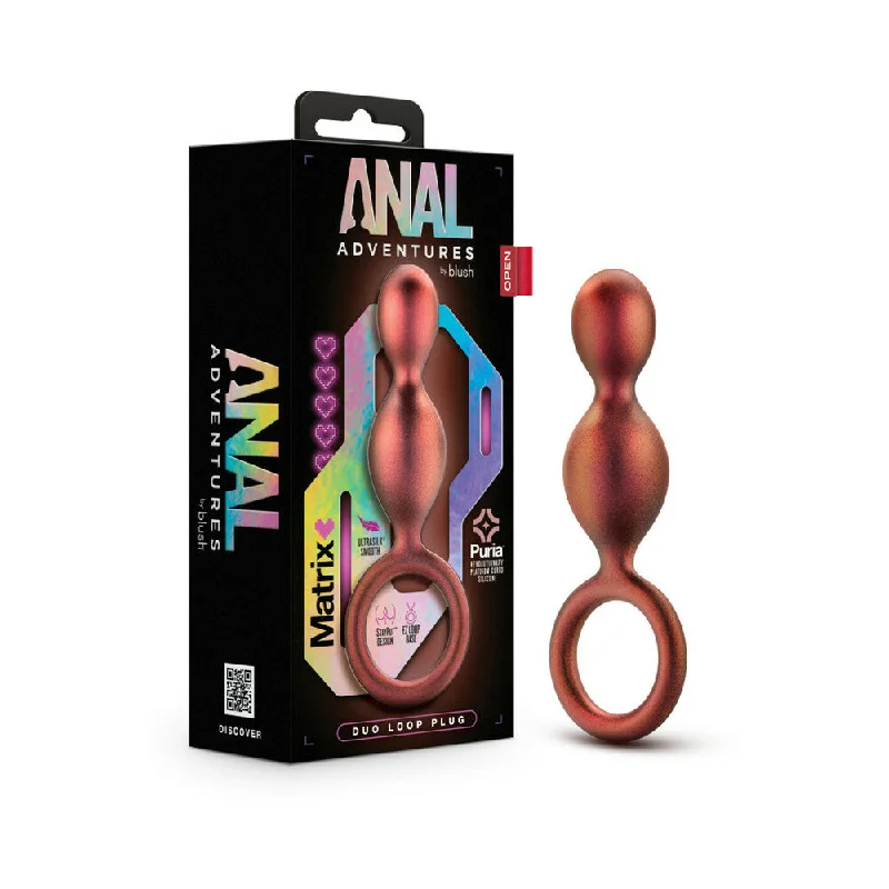 Anal Adv Matrix Duo Loop Plug Copper