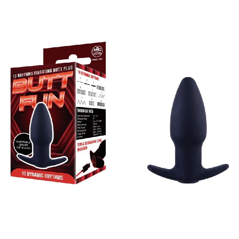 Butt Fun Rechargeable Butt Plug -  -  USB Rechargeable Butt Plug