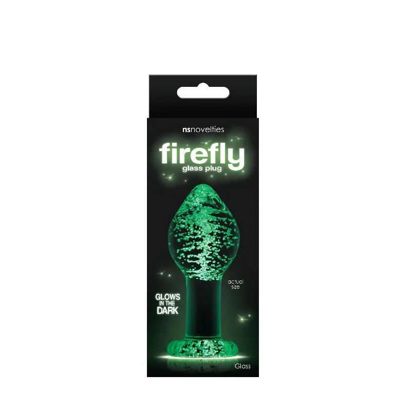 Firefly Glass Plug Large Clear