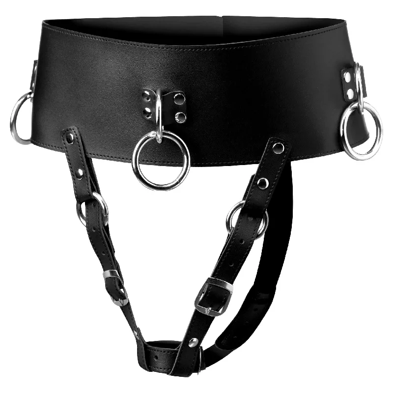 Strict Forced Orgasm Belt - Black