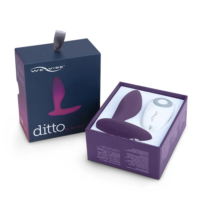 We-Vibe Ditto Rechargeable Remote-Controlled Silicone Vibrating Anal Plug Purple