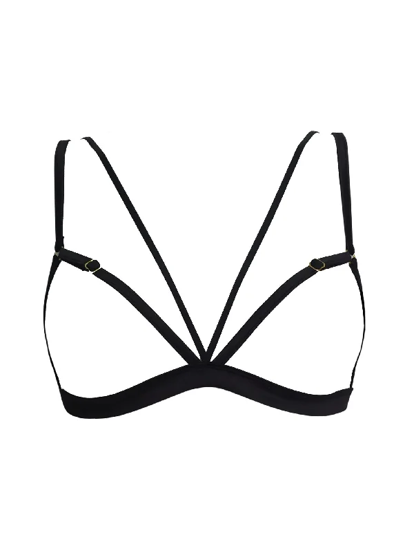 LINES Open Bra (Black)